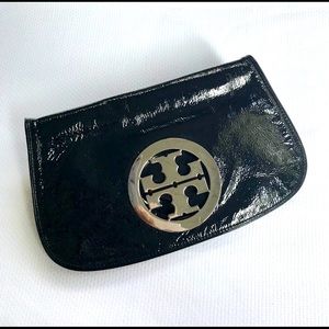 Tory Burch Black Patent Clutch